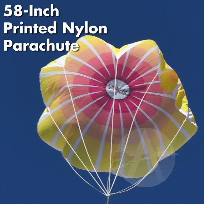58" Printed Nylon Parachute 1 58" Printed Nylon Parachute