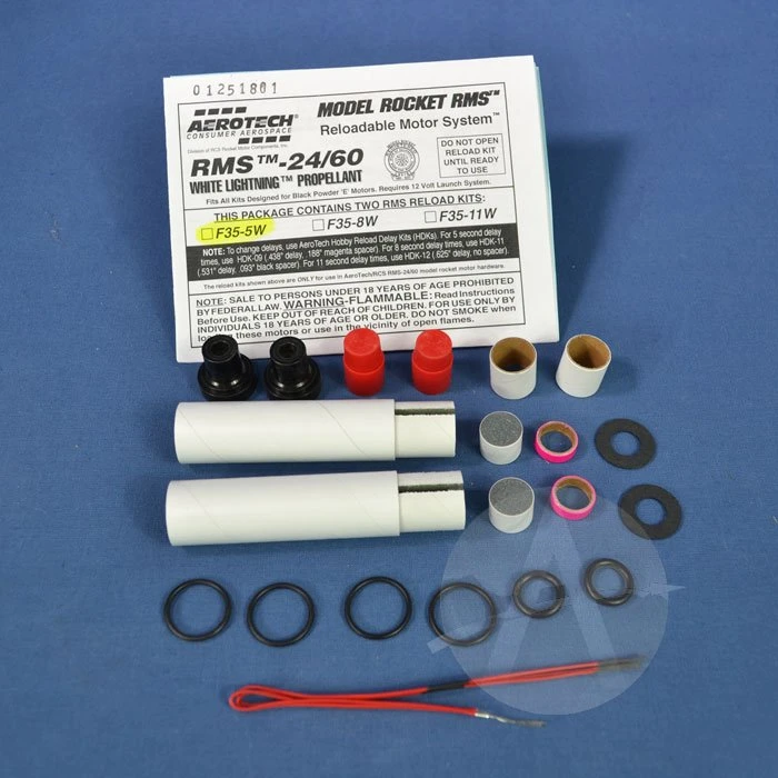 Aerotech 24mm Propellant Kit - F35W-8 1 Aerotech 24mm Propellant Kit - F35W-8